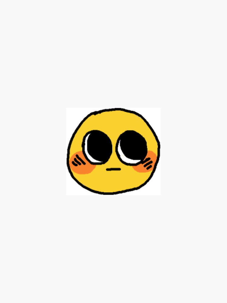 wholesome cursed emoji sticker pack Sticker for Sale by robihn