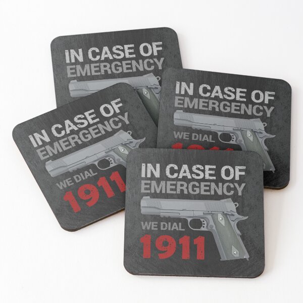 Item preview, In Case of Emergency We Dial 1911 designed and sold by NiceThings Store.