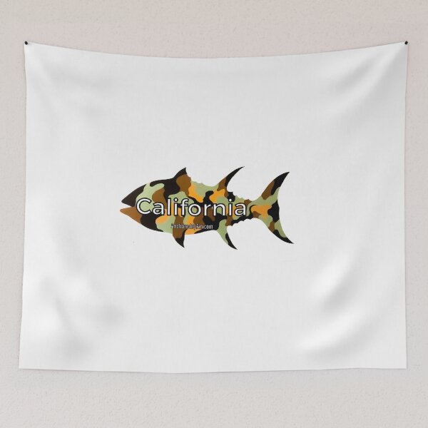 Item preview, California   Camouflage Tuna  designed and sold by barryknauff.