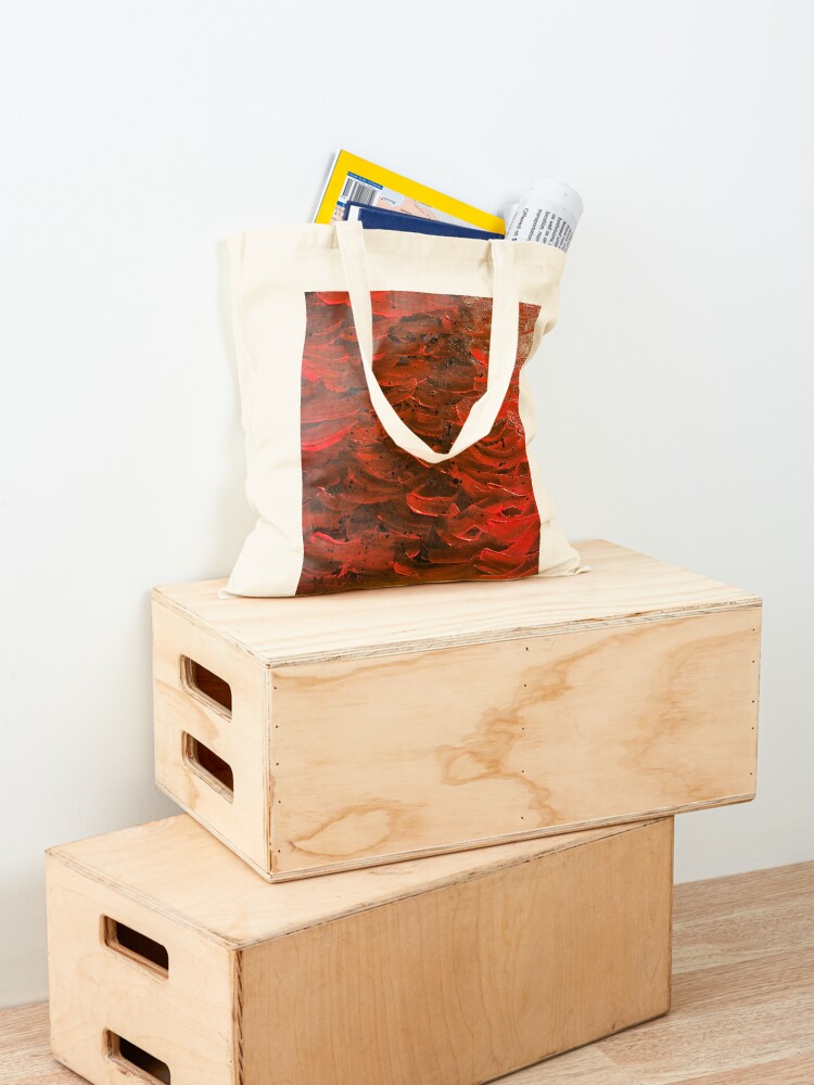 Alternate view of Red Hot Waves Tote Bag