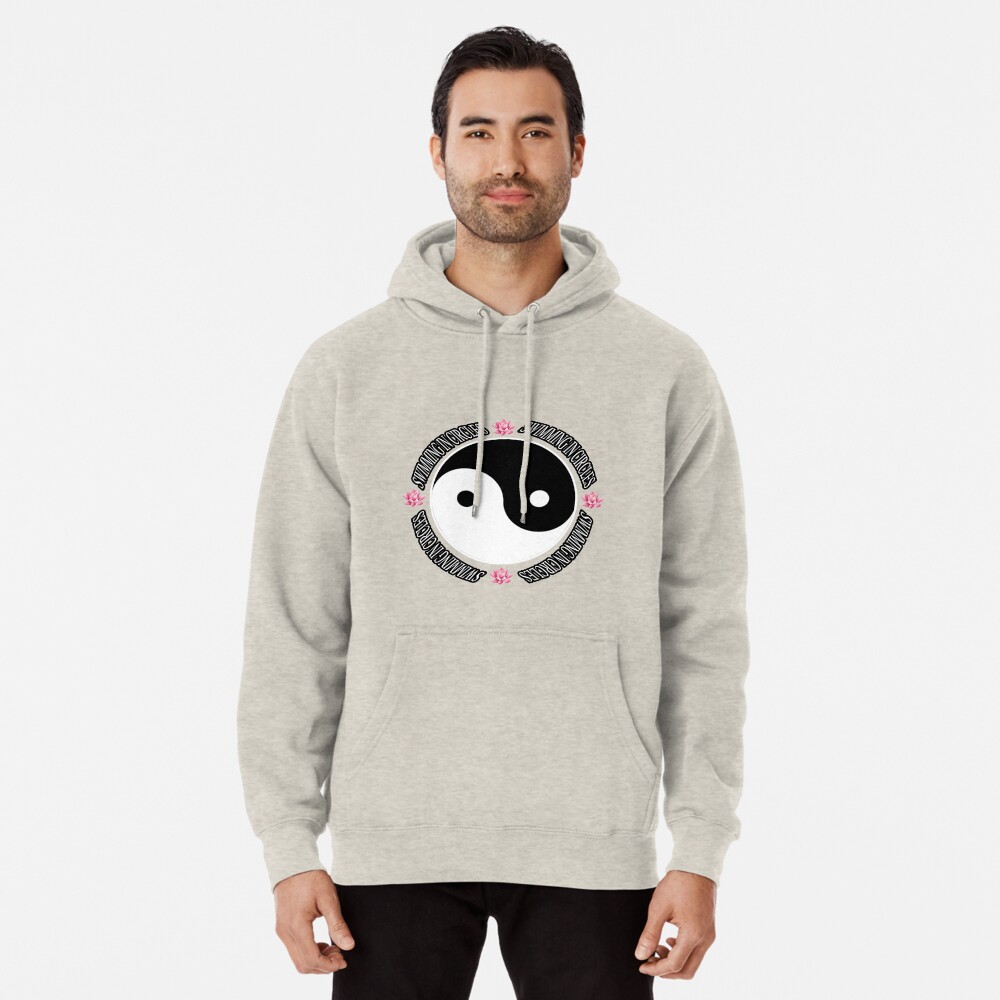 swimming yin yang hoodie