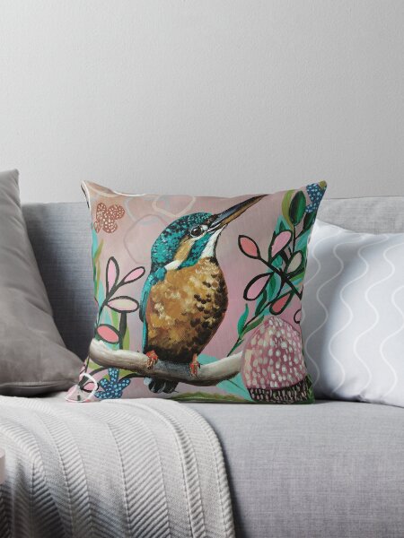 Item preview, Abstract Kingfisher designed and sold by VIXENDESIGNSART.