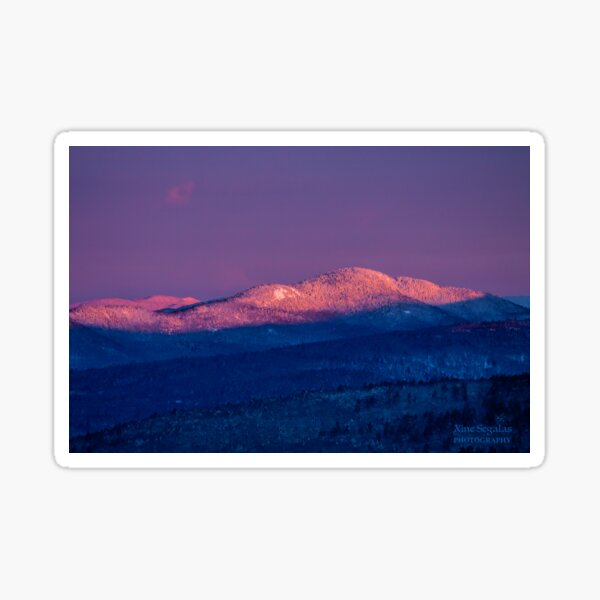Purple Mountains Majesty - Mount Crosby and Bald Knob Sticker