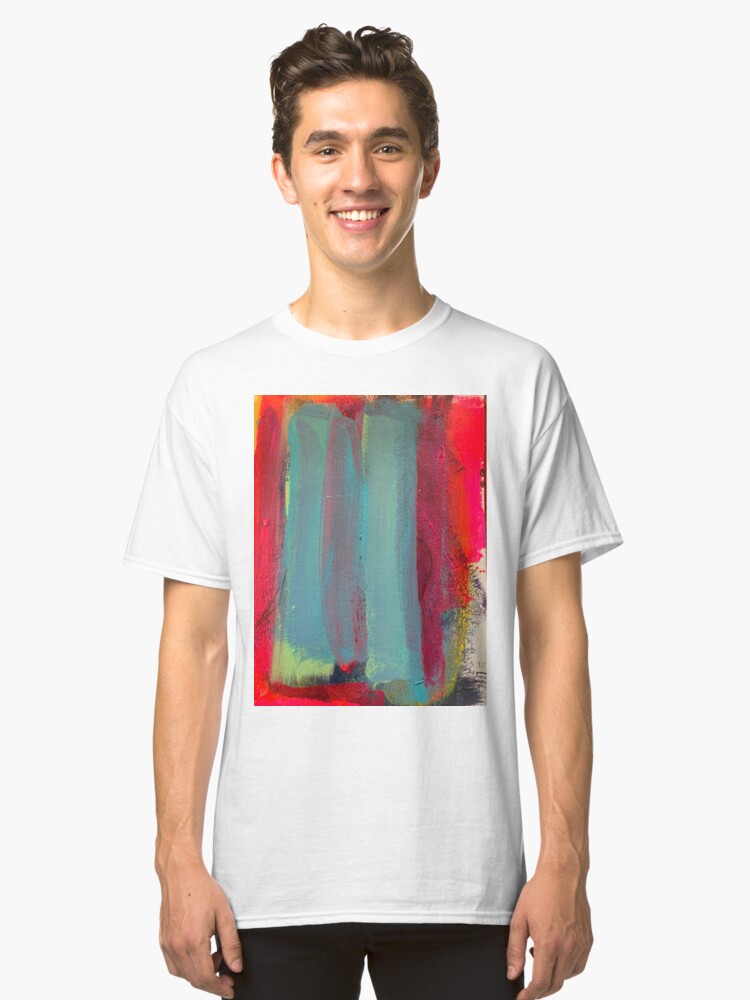Alternate view of Neon Stripes Classic T-Shirt