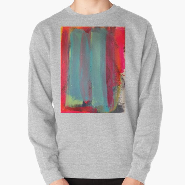 Neon Stripes Pullover Sweatshirt