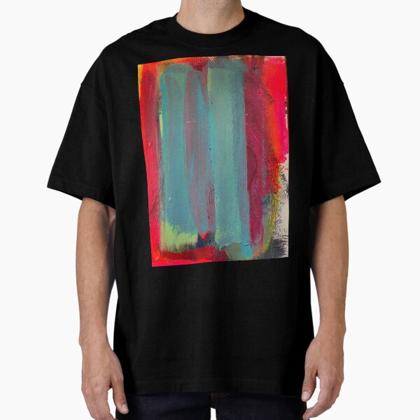 Neon Stripes Oversized T-Shirt