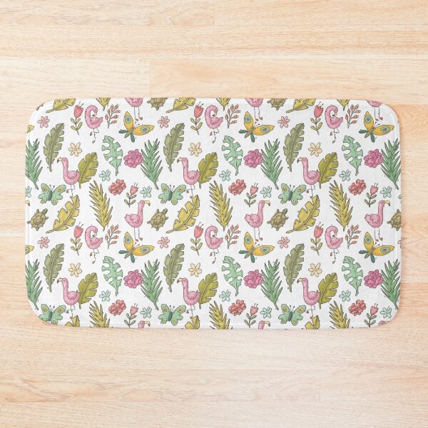 Item preview, Flamingos and Butterflies designed and sold by Color Me F*@k!ng Happy.