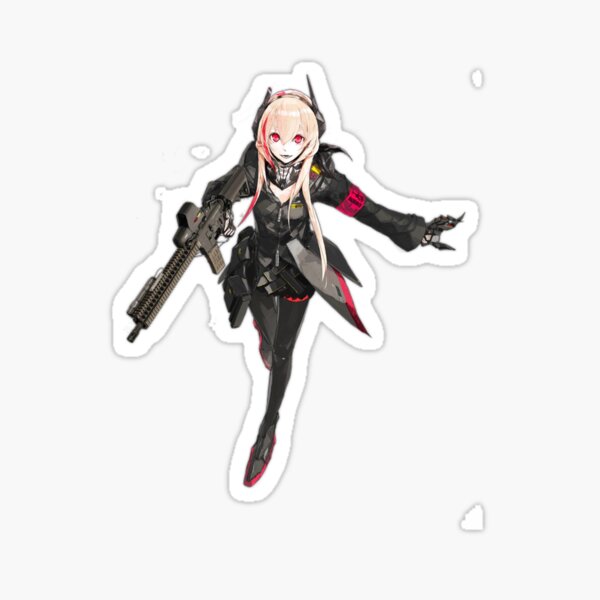 Vista previa del artículo con la obra «M4 SOPMOD II - Primera línea de chicas, chica sexy de anime», diseñado y vendido por megapanda687.