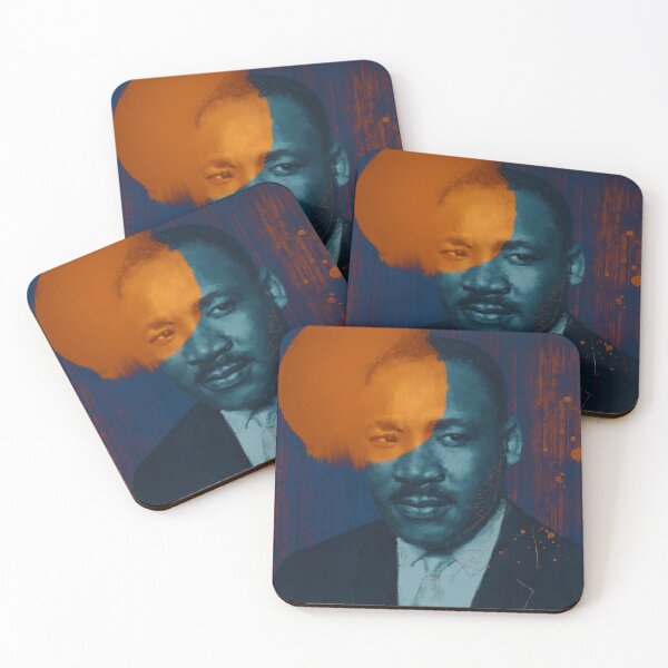 Item preview, BLM - Martin Luther King Jr. Portrait in Painting Style | Black Lives Matter Tee | Washable Face Cover | Wall Art designed and sold by Any Color Designs.