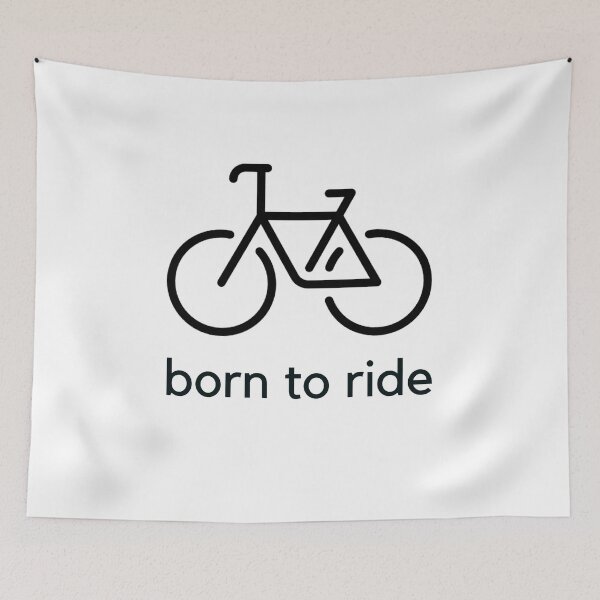 Item preview, born to ride - bicycle love designed and sold by Inspirationmotivation.