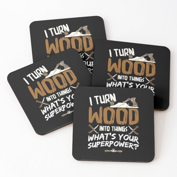 Item preview, I Turn Wood Into Things - Carpenter Woodworking Woodworker Gift designed and sold by Dressed For  Duty.