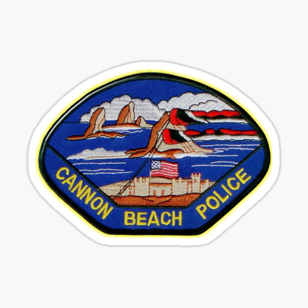 "Cannon Beach Oregon Police Department" Sticker for Sale by