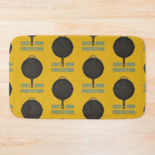 Item preview, Cast iron frying pan, the best protection for any situation designed and sold by Moolversin.