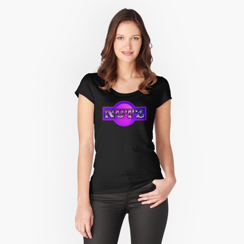 Item preview, Fitted Scoop T-Shirt designed and sold by nutzcamp.