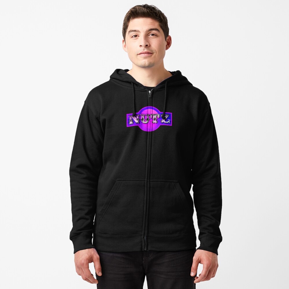 Item preview, Zipped Hoodie designed and sold by nutzcamp.