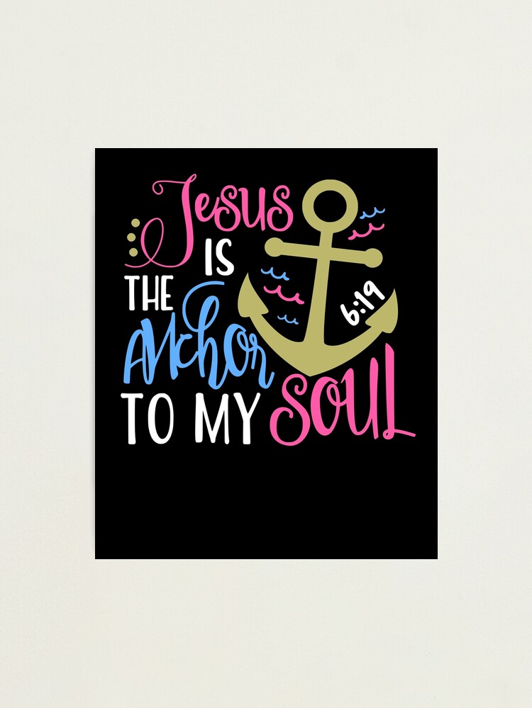 Christian Hoodie Anchor of My Soul Faith Based Hoodie Faith 