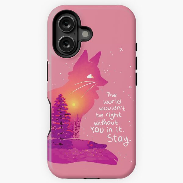 Item preview, "The World Wouldn't Be Right Without You" Snowy Sunset Fox designed and sold by thelatestkate.