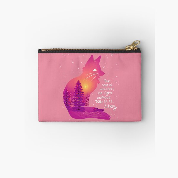 Item preview, "The World Wouldn't Be Right Without You" Snowy Sunset Fox designed and sold by thelatestkate.