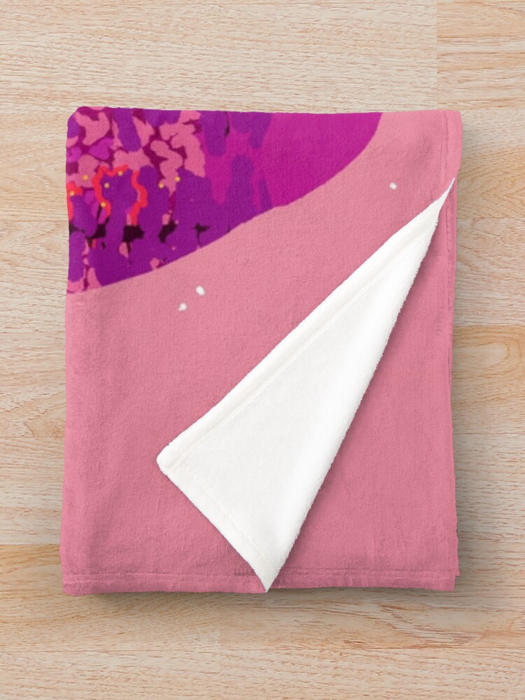 Alternate view of "The World Wouldn't Be Right Without You" Snowy Sunset Fox Throw Blanket