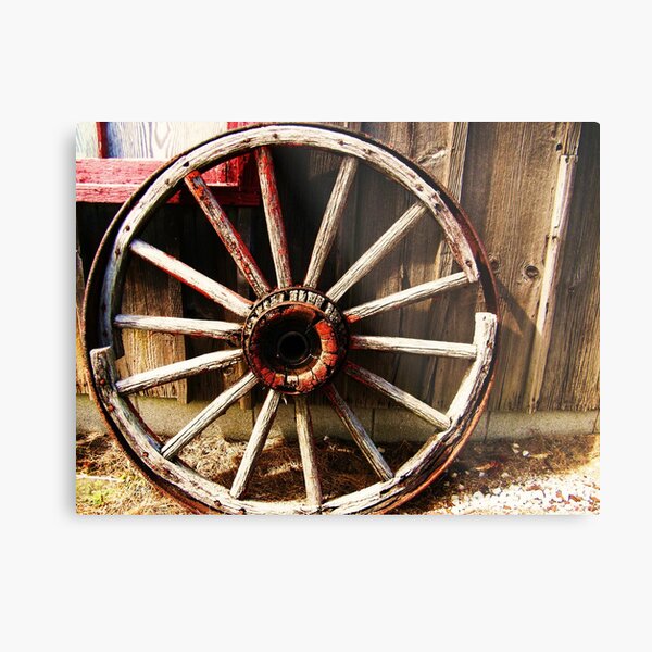 Wagon Wheel (Petrolia Discovery) Metal Print