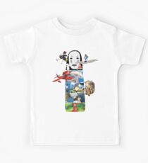 No Face-Hayao Miyazaki Films Kids Tee