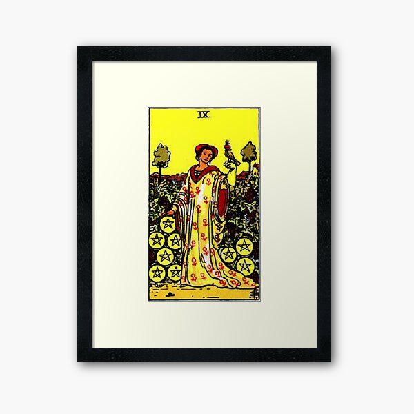 Item preview, Nine of Pentacles Tarot designed and sold by Phantastique Boutique.