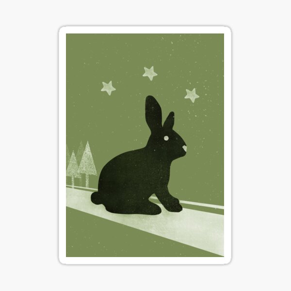 Winter Hase Sticker