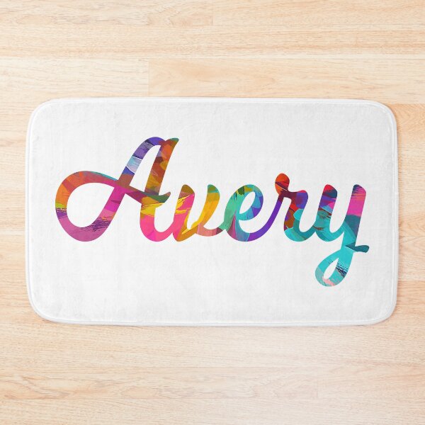 Item preview, Avery abstract painting girl's name designed and sold by ComicKitsch.