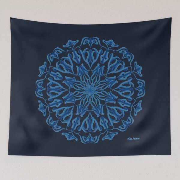 Item preview, Blue Shield at dawn designed and sold by olgaramos.