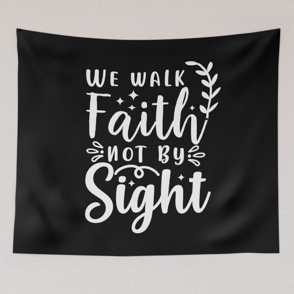 Item preview, We Walk By Faith Not By Sight, Christian Shirt and Hoodie for Women, Christian tshirt, christian hoodie, christian phone case, and gifts designed and sold by ChristianLife.