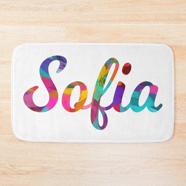Item preview, Sofia abstract painting girl's name designed and sold by ComicKitsch.