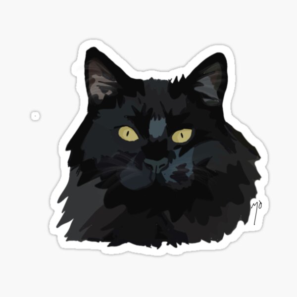 Item preview, Black Maine Coon designed and sold by Molanderart.