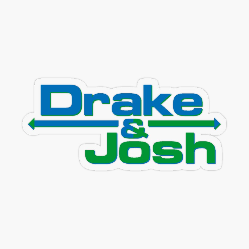 drake and josh logo Sticker for Sale by puamelia22 | Redbubble