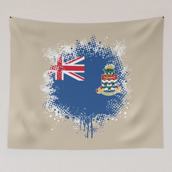 Item preview, Flag of Cayman Islands - Splat designed and sold by pixelinga.