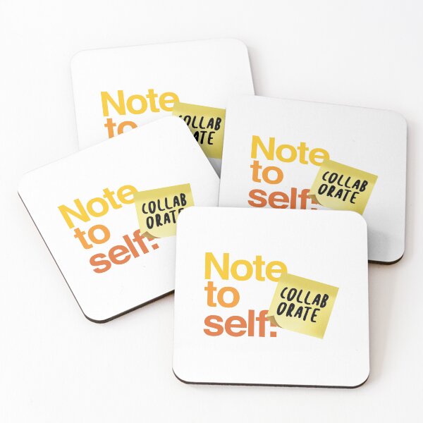 Item preview, Note to Self: Collaborate designed and sold by the-type-store.