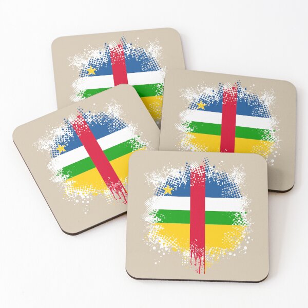 Item preview, Flag of Central Africa - Splat designed and sold by pixelinga.