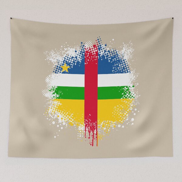 Item preview, Flag of Central Africa - Splat designed and sold by pixelinga.