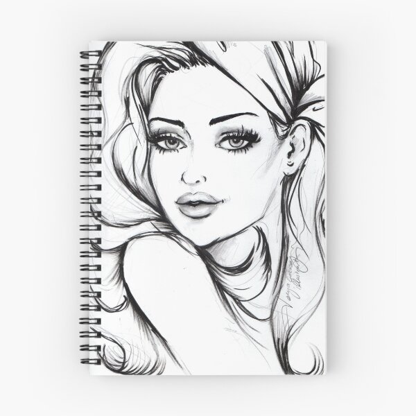 Item preview, Fashion Hippi Girl Drawing  designed and sold by Derya Çakırsoy.