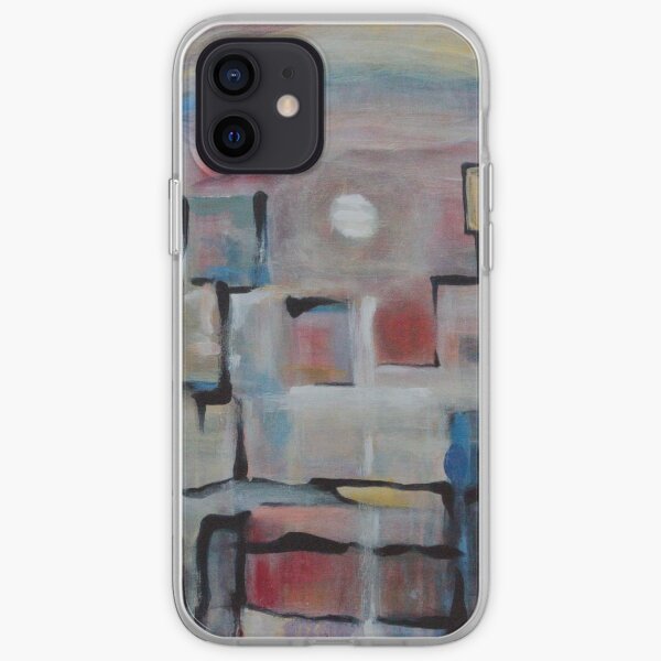 Acrylic Painting on Canvas by Chicago Artist Gary Bradley iPhone Soft Case