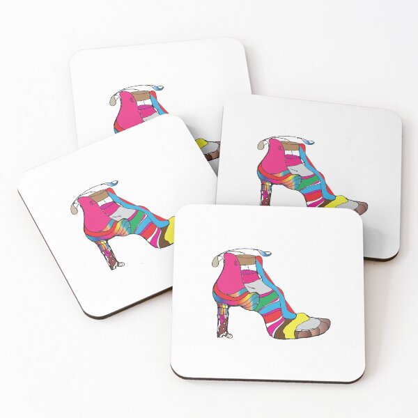 Item preview, Rainbow Colored Shoe Design, TeresaTown at Redbubble 2020 designed and sold by Mark Stansberry.