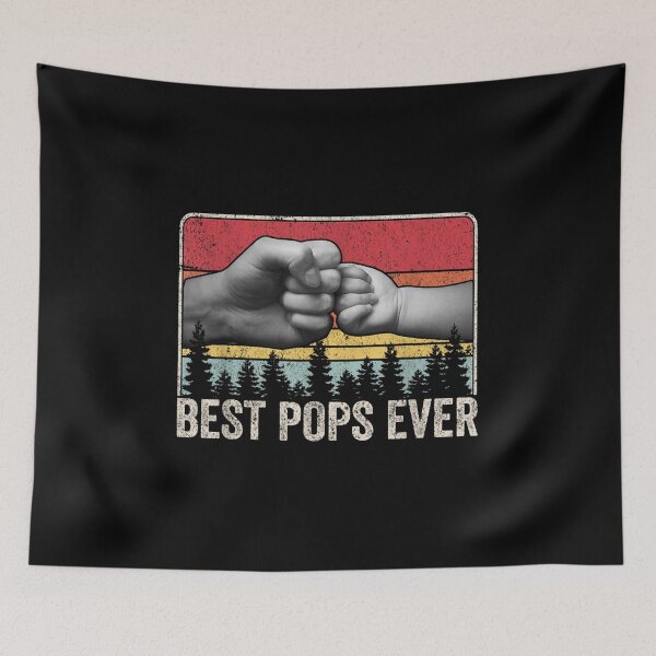 Aperçu de l'œuvre Meilleur Pops Evers Vintage Retro Gift Pour Papa créée et vendue par erichlevy9322.