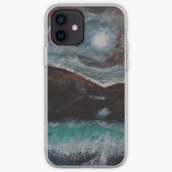 Acrylic Painting on Canvas by Chicago Artist Gary Bradley iPhone Soft Case
