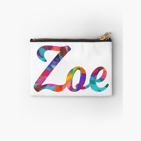 Item preview, Zoe abstract painting girl's name designed and sold by ComicKitsch.