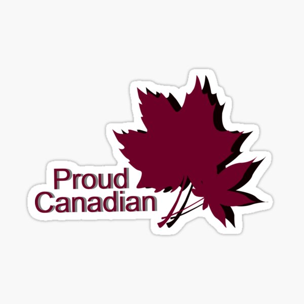 Proud Canadian Sticker