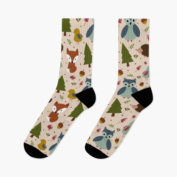 Item preview, Woodland Animals Pattern designed and sold by AngelinaLetters.
