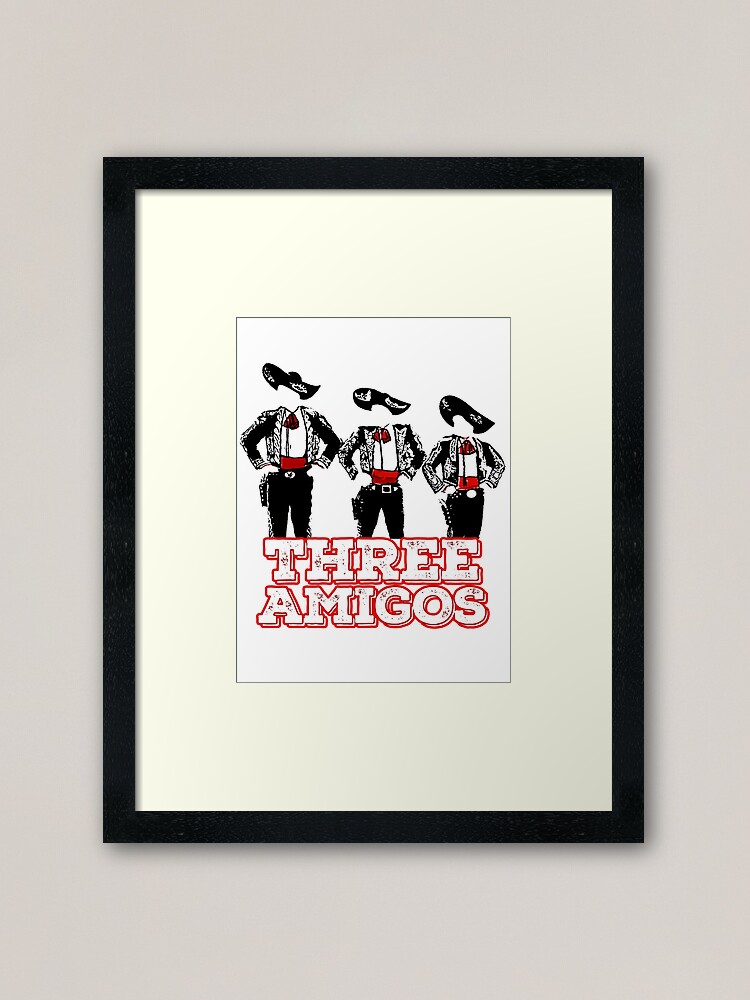 Three Amigos Art Board Print for Sale by American Artist