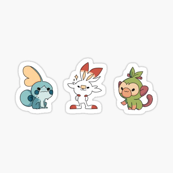 SWSH Galarian Starters Sticker