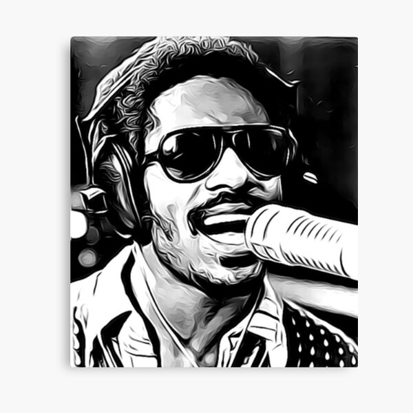 "Stevie wonder" Canvas Print by mplainview | Redbubble