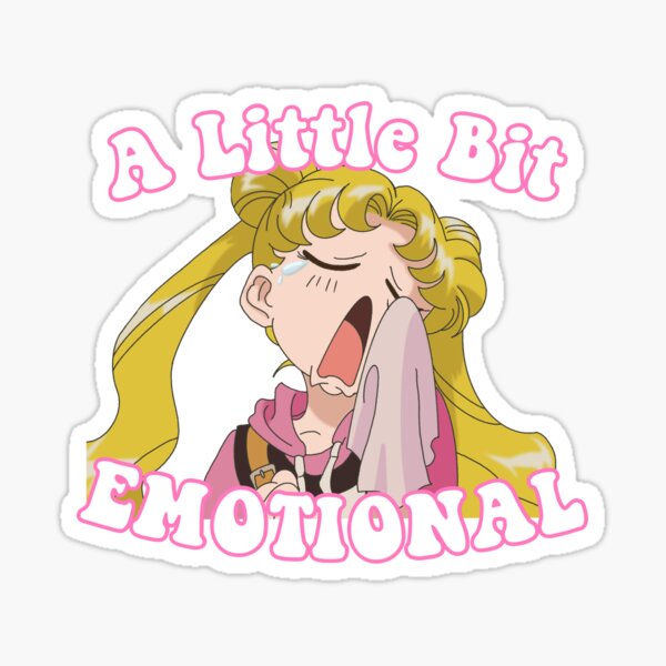 A little bit emotional Sticker