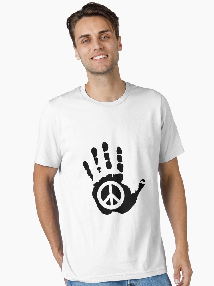Peace Sign Black Hand Peace Symbol